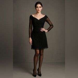 Vintage Oscar de la Renta Studio Silk Cocktail Dress